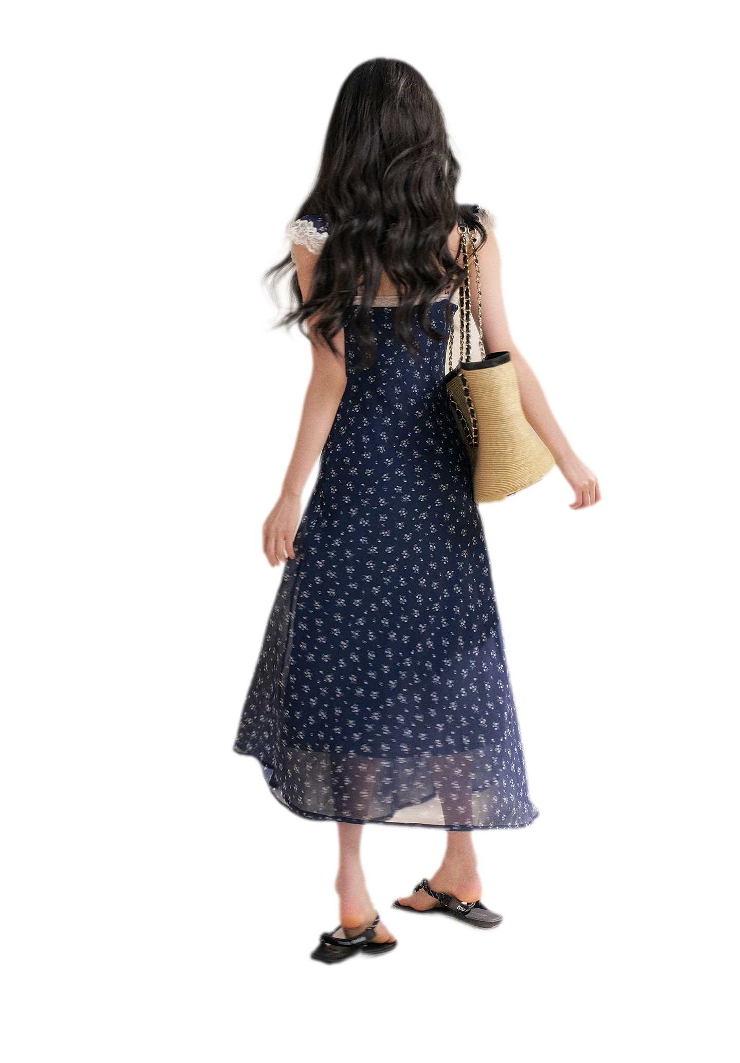 Lace Floral Camisole Dress