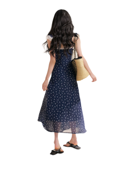 Lace Floral Camisole Dress