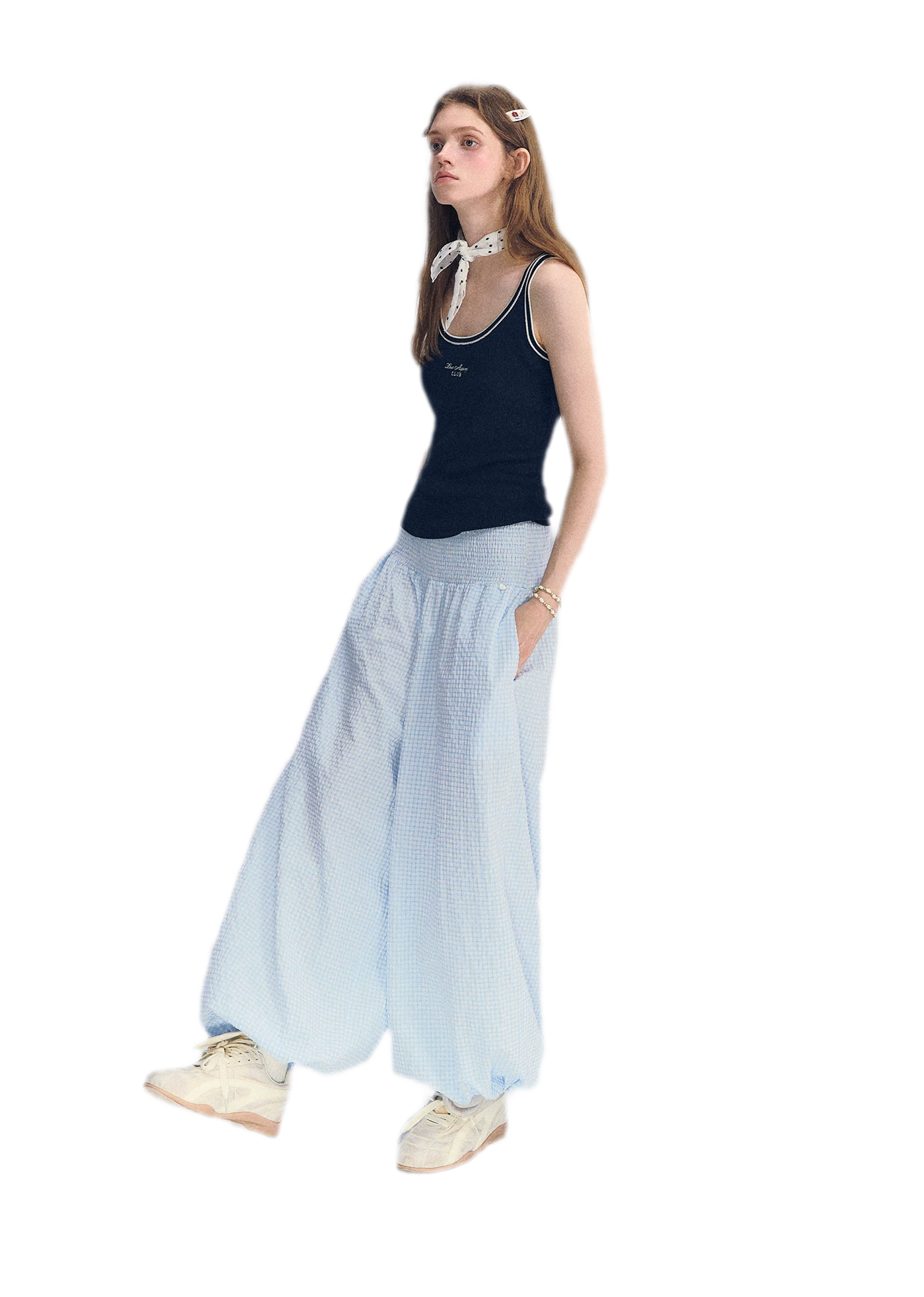 Lyocell Embroidered Tank