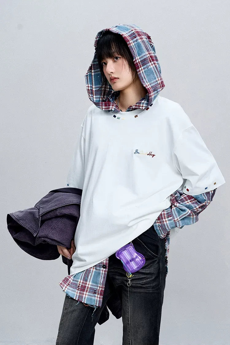 Pure Cotton Embroidered T-Shirt