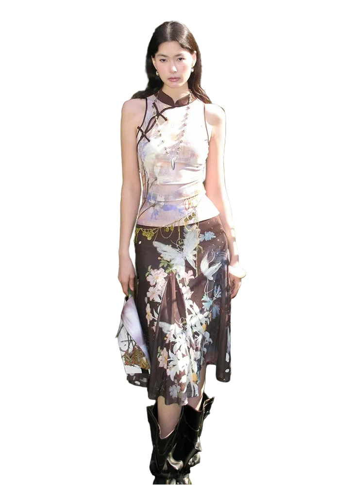 Tiger Eye Butterfly New Chinese Style Fashion Set