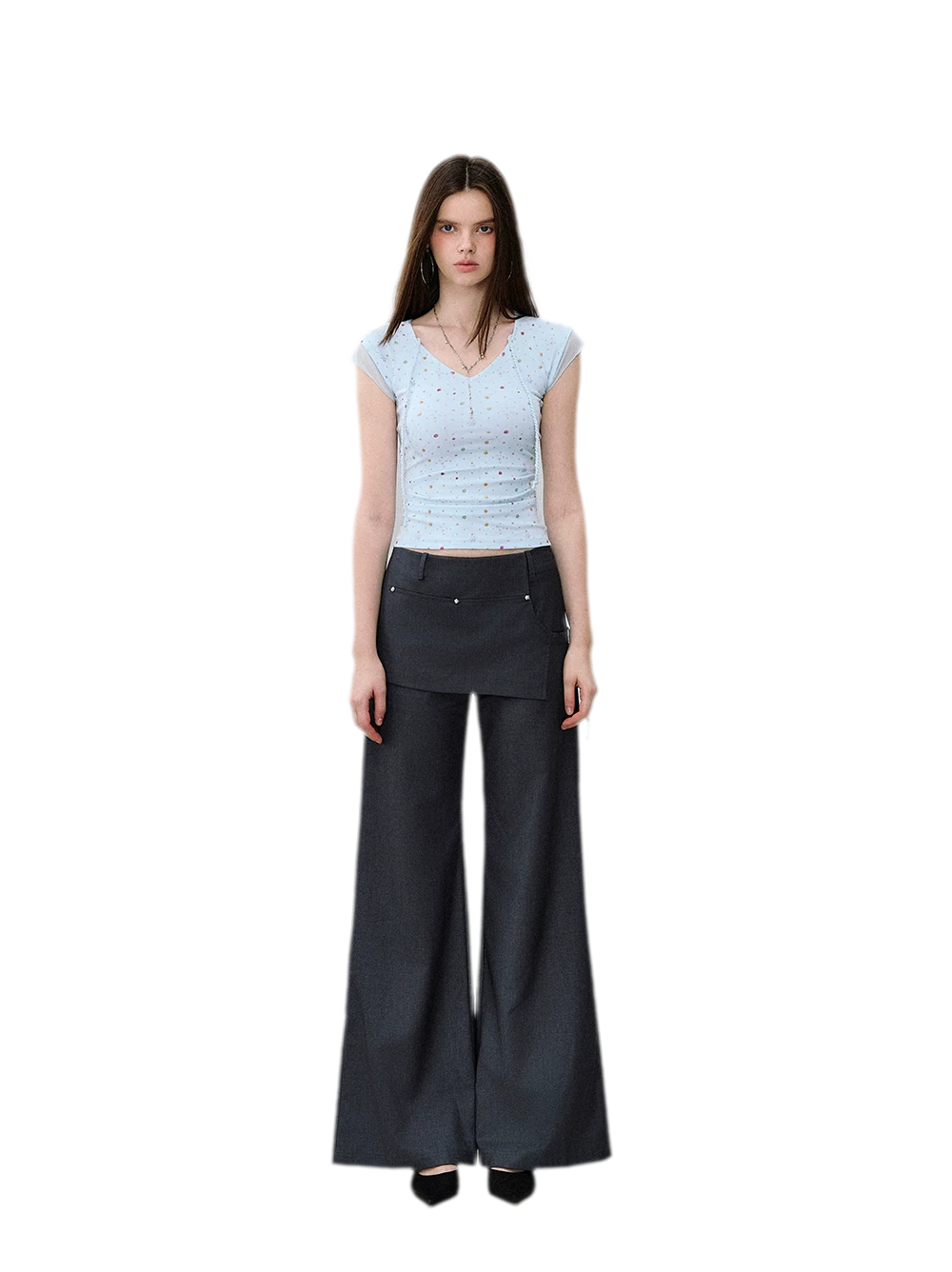 Printed Mesh T-Shirt