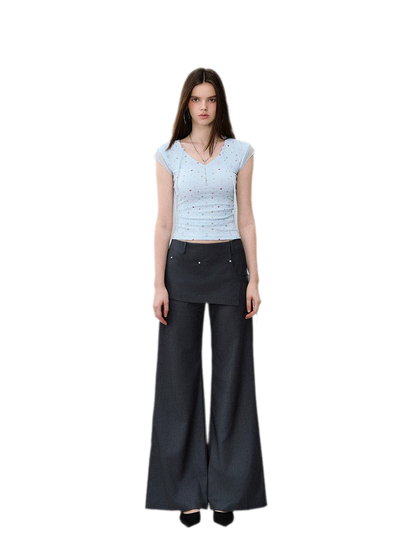 Printed Mesh T-Shirt