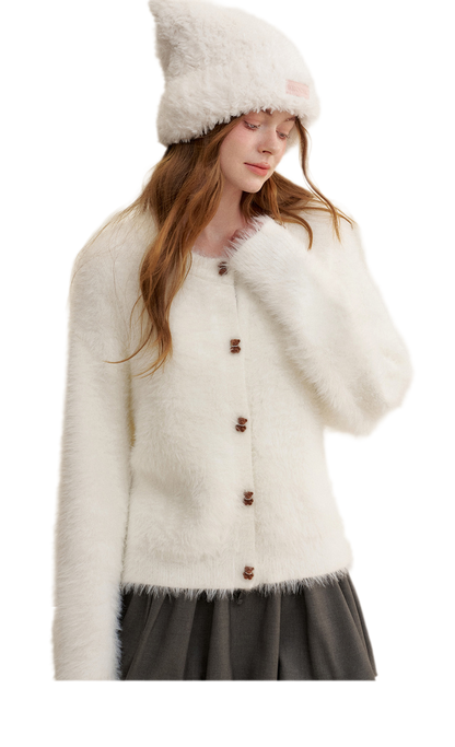 Snow Bear Knit Cardigan