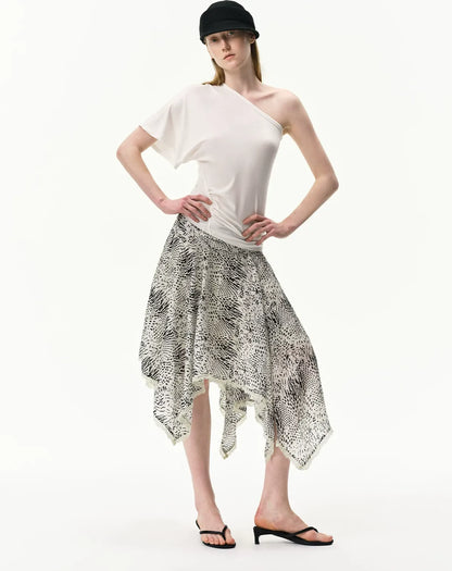 Zebra Lace Skirt