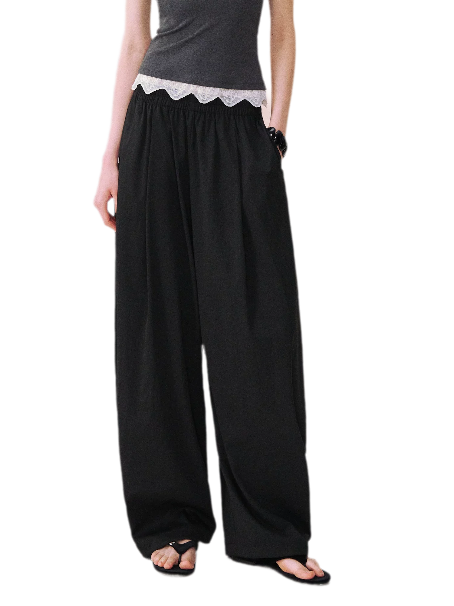 Breathable Relaxed Lantern Pants