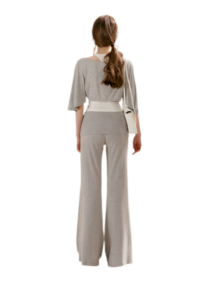 Sportique Knit Straight Pants