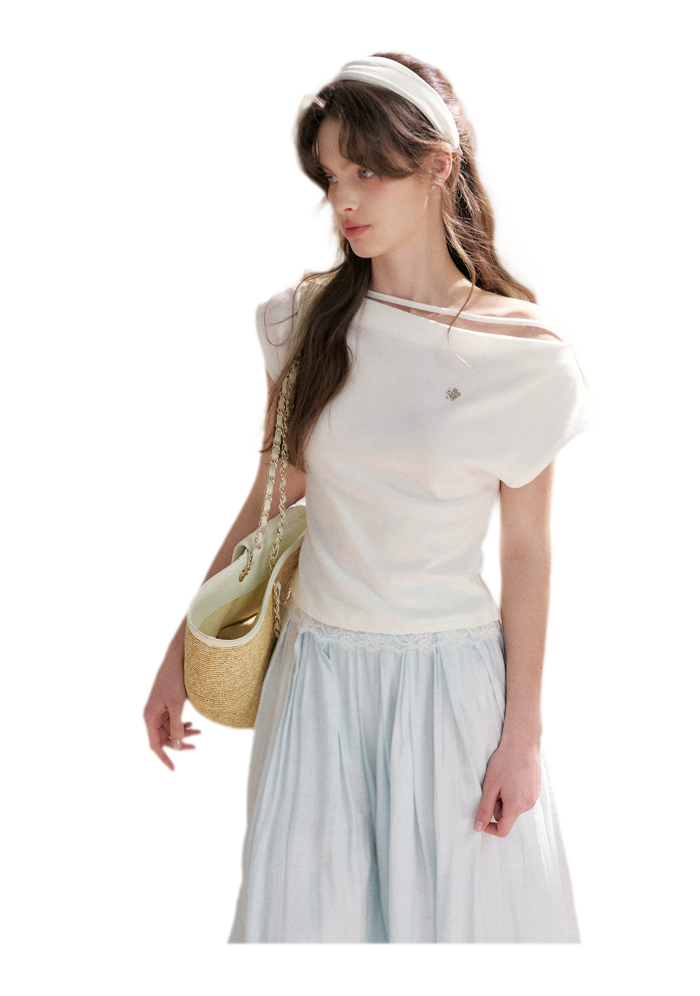 Pleated Wide-Leg Pants