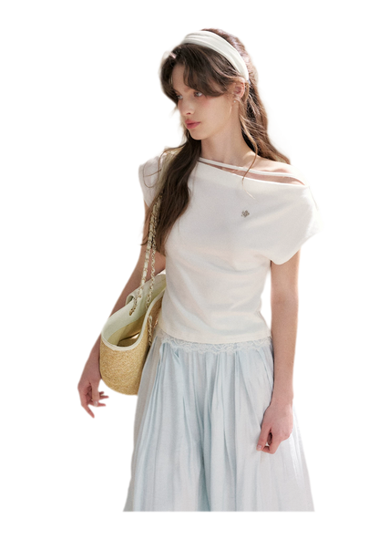 Pleated Wide-Leg Pants