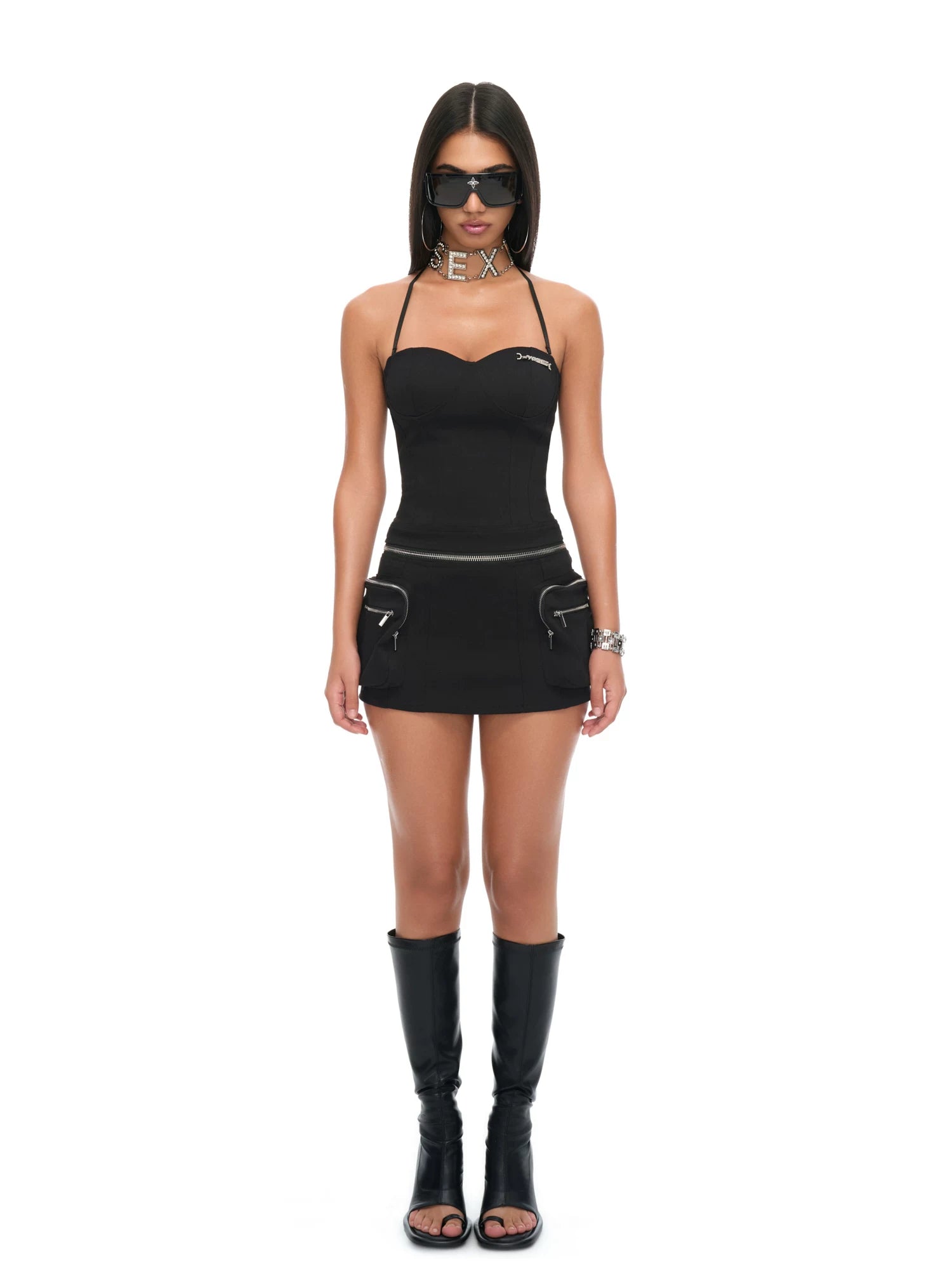 Slim Fit Detachable Hip Wrap Set