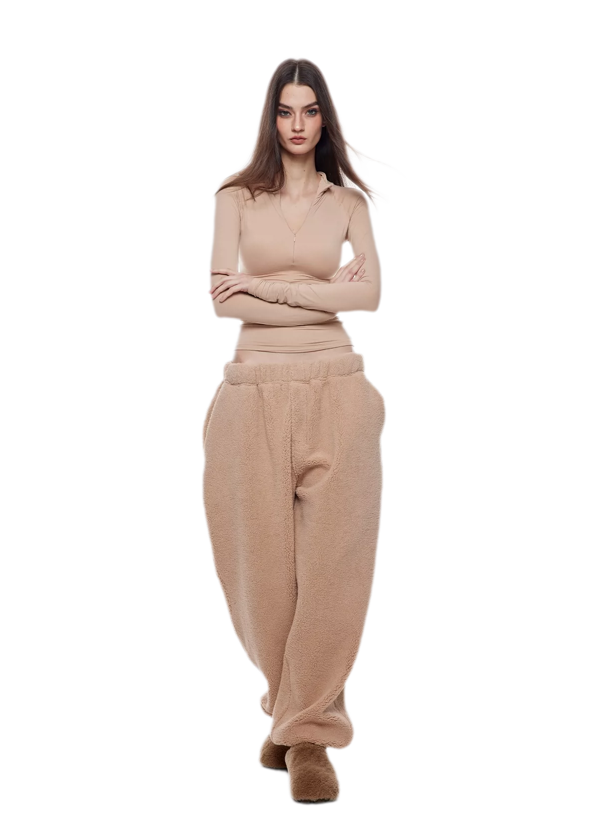 Zip-Front Skin Top