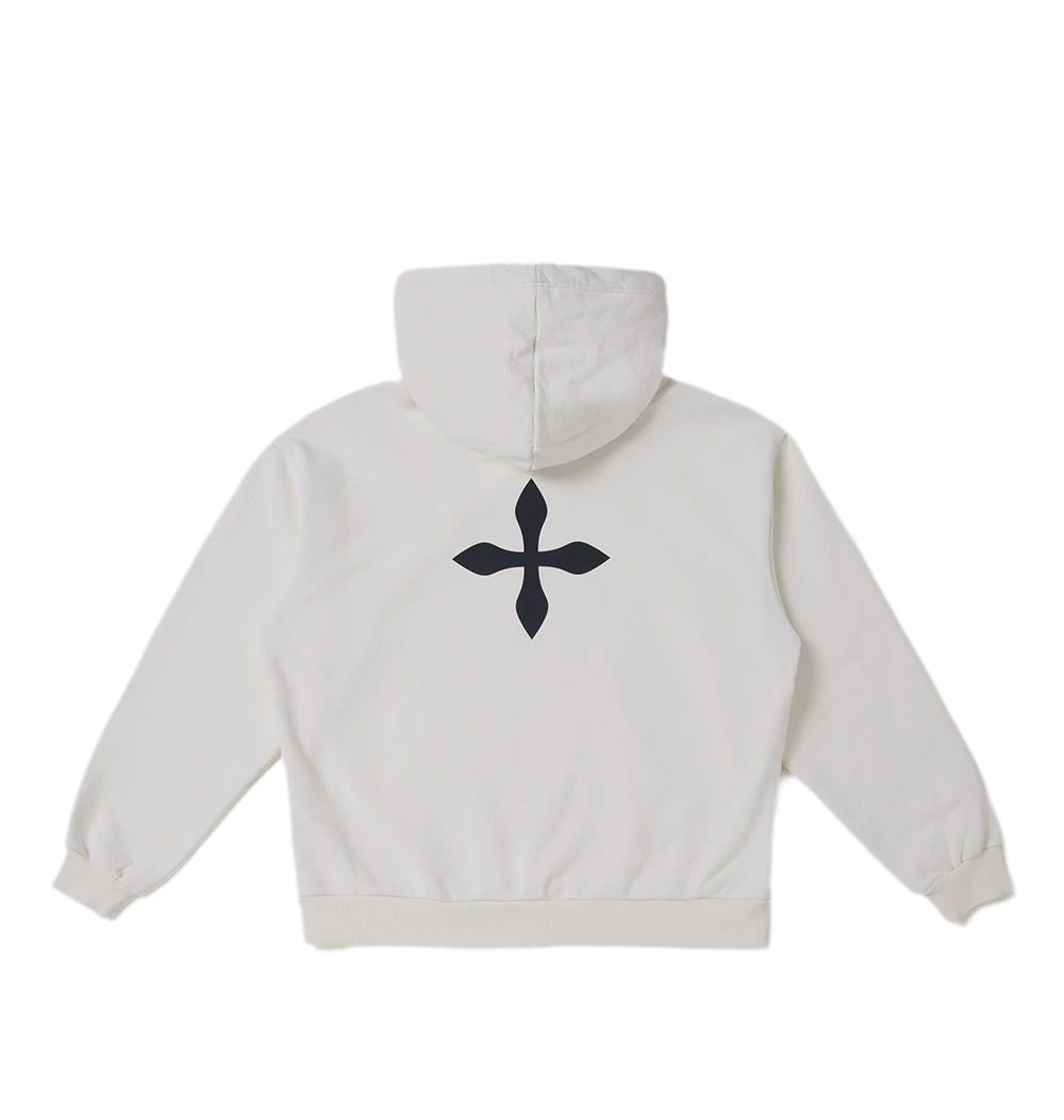 Cross Statue Oversized Hoodie