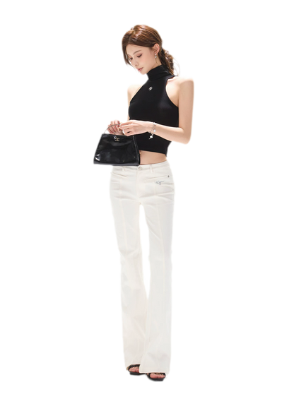 Cutout High Neck Tank