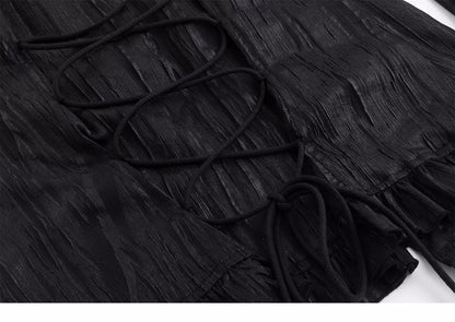 Gothic Ruffled Chiffon Shirt