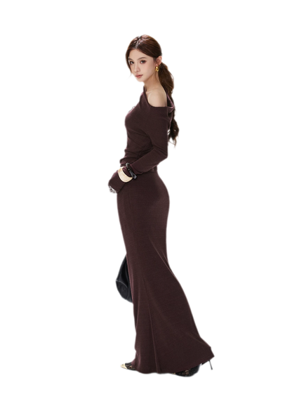 Lace Draped Two-Piece Set