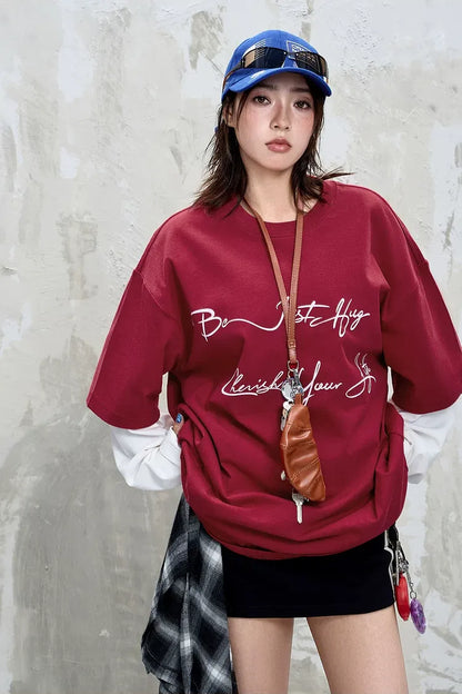 Cotton Oversized Printed T-Shirt