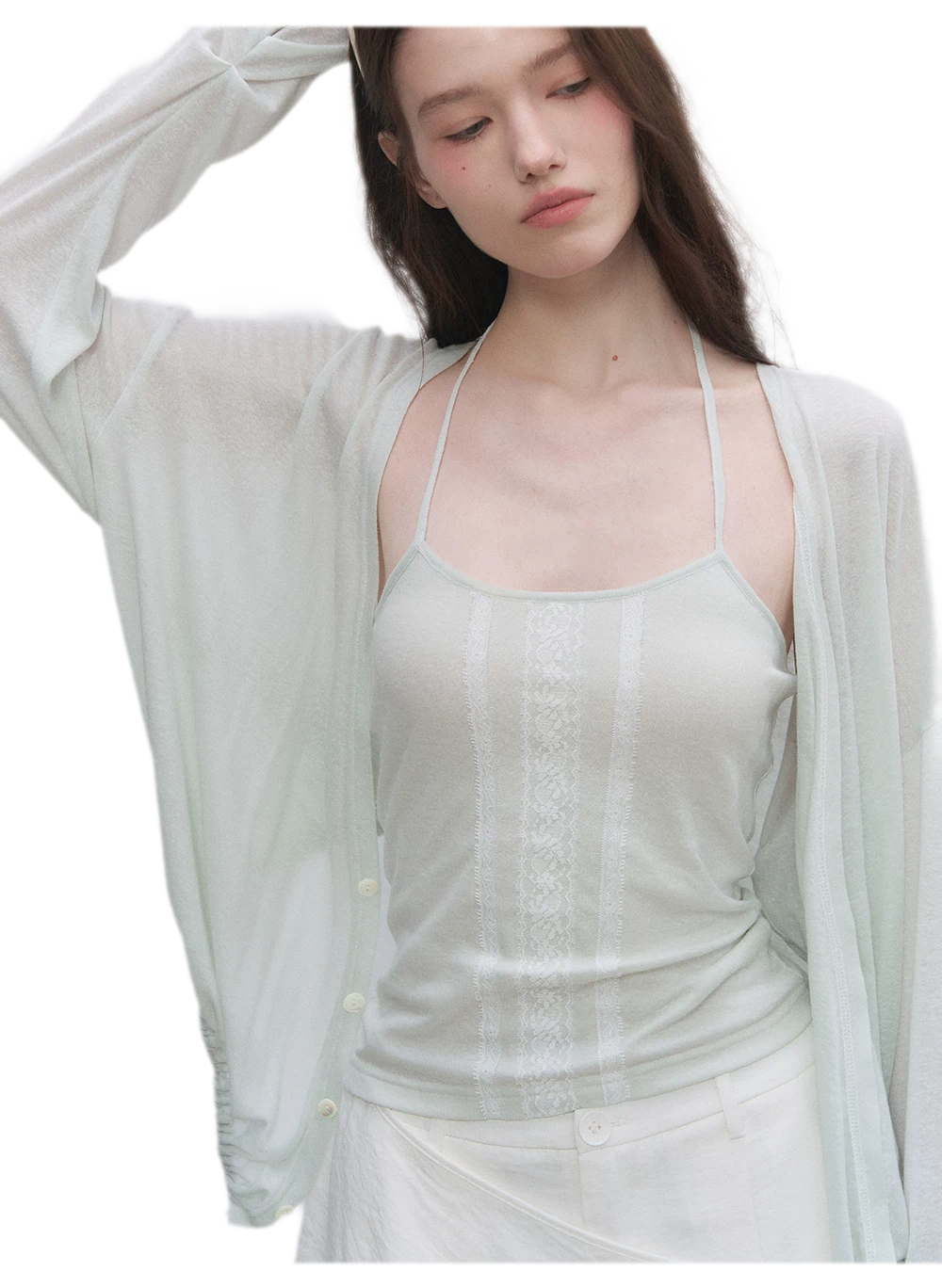 Lyocell Linen Lantern Sleeve Set