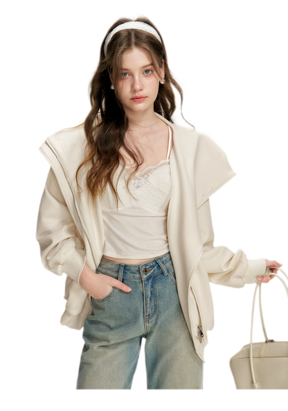 Blokette Hooded Zip Hoodie
