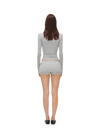 Ribbed Button Trim Set