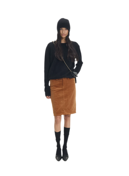 Brushed Knit Crewneck Sweater
