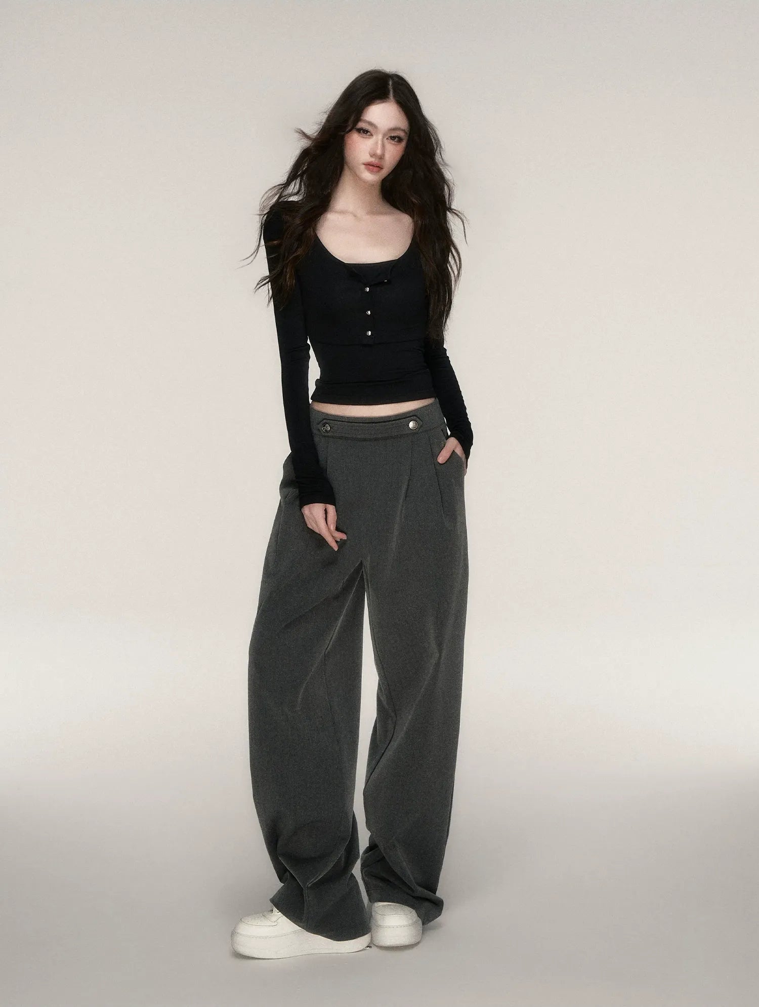 Napoleon Wide-Leg Suit Trousers
