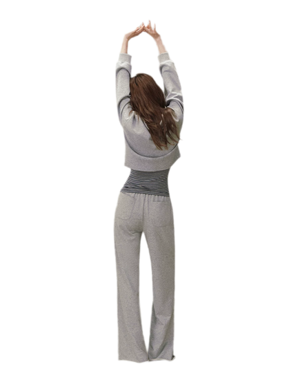 Wide-Leg Graphic Pants