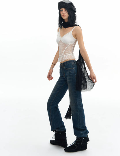 Vintage Micro-Flare Jeans