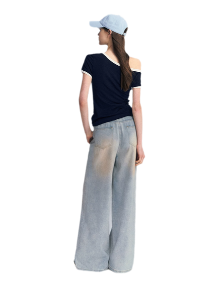 Lyocell Off-Shoulder Tee