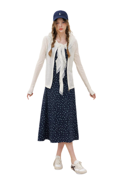 Lily of the Valley Lace A-line Dress