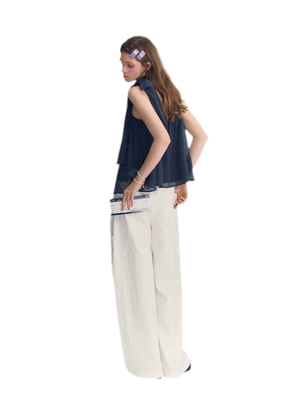Chiffon Draped Cami Top
