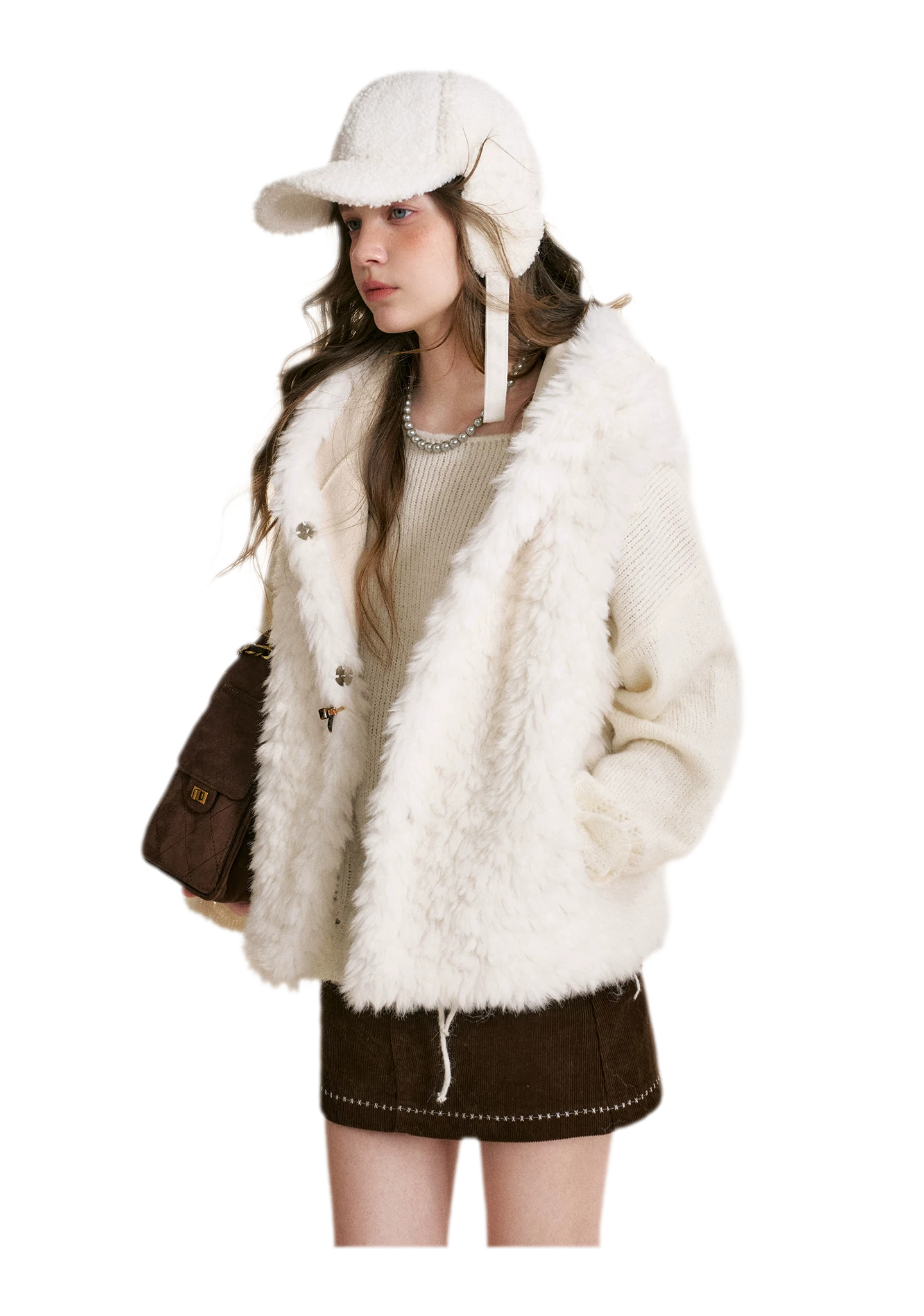 Bear Fleece Hooded Vest