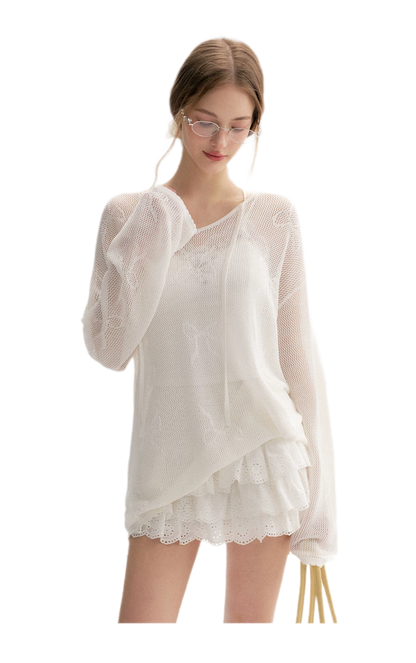 Tencel Jacquard Sun Cardigan
