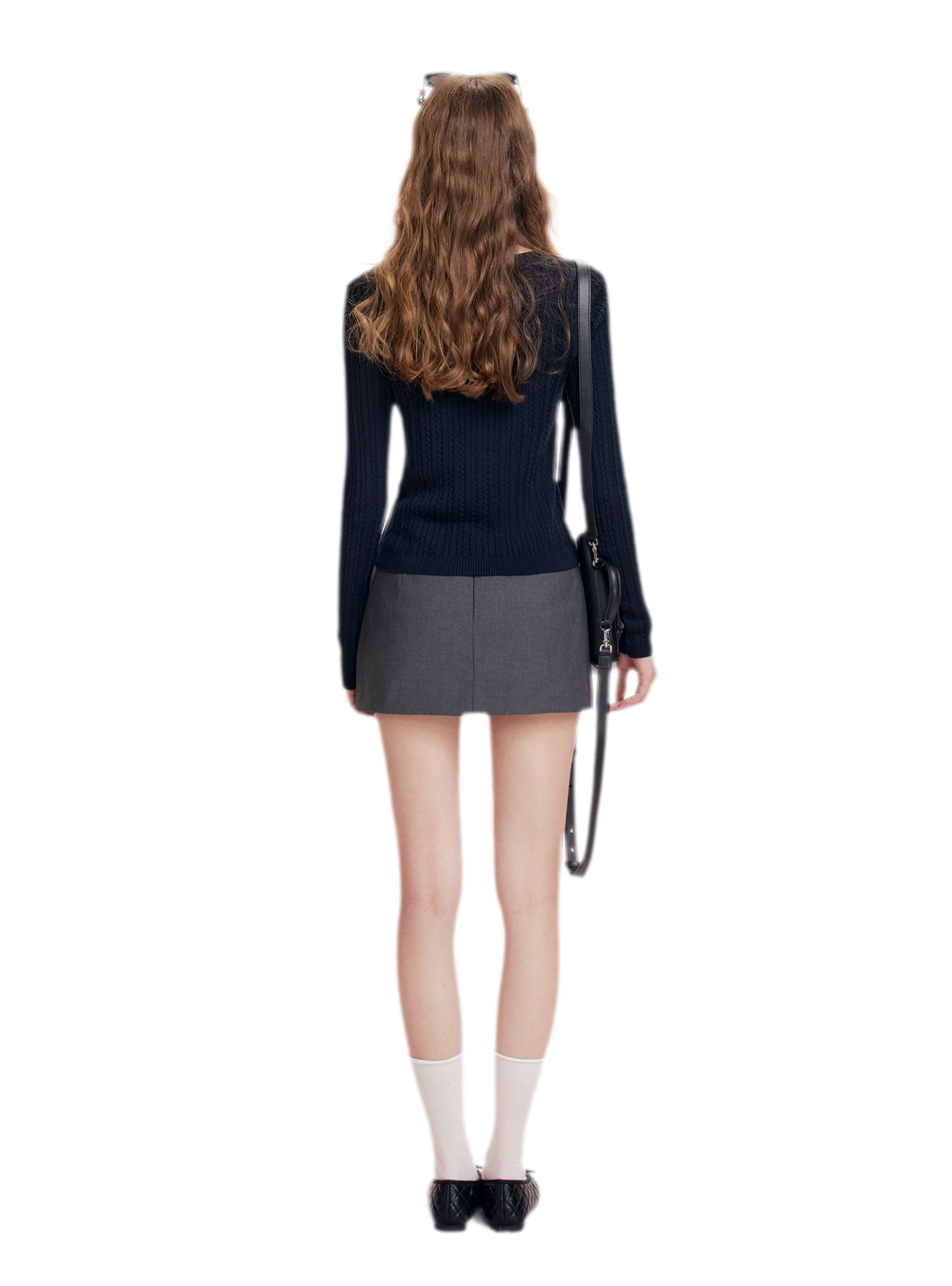 Three-Dimensional Bow A-Line Skirt