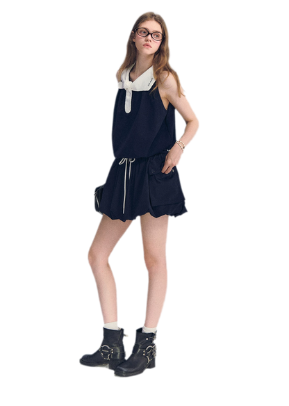 Rabbit Ear Peplum Top
