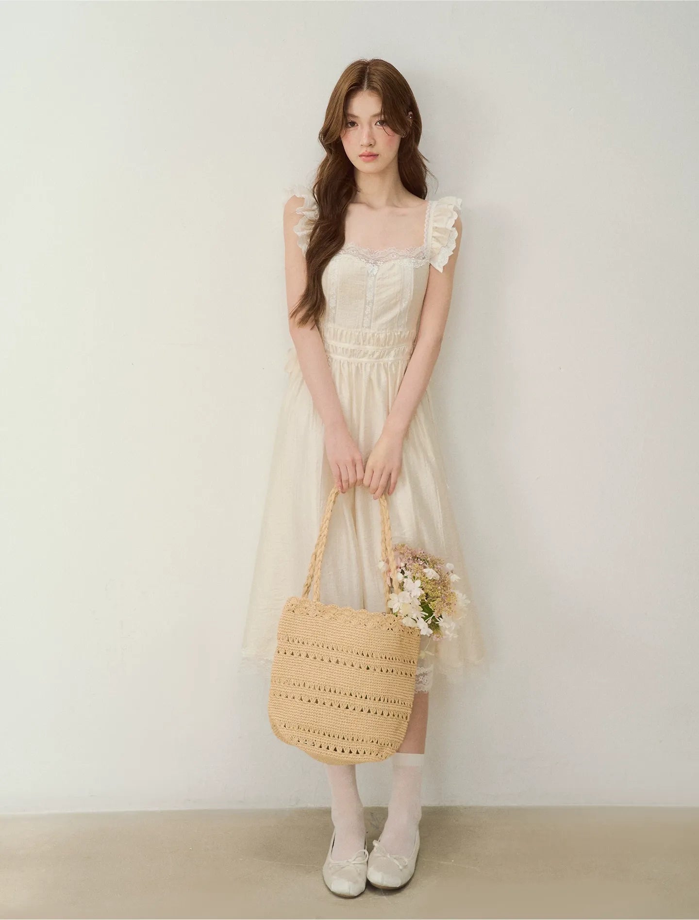 Lace Trim Slip Dress