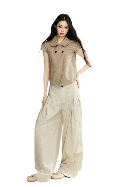 High Waist Wide Leg Pants