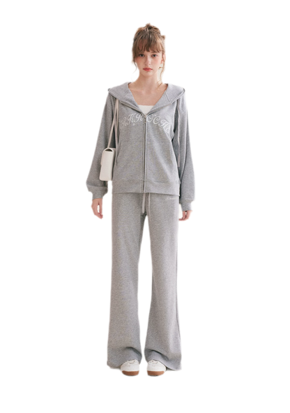 Cotton Hooded Tracksuit Set