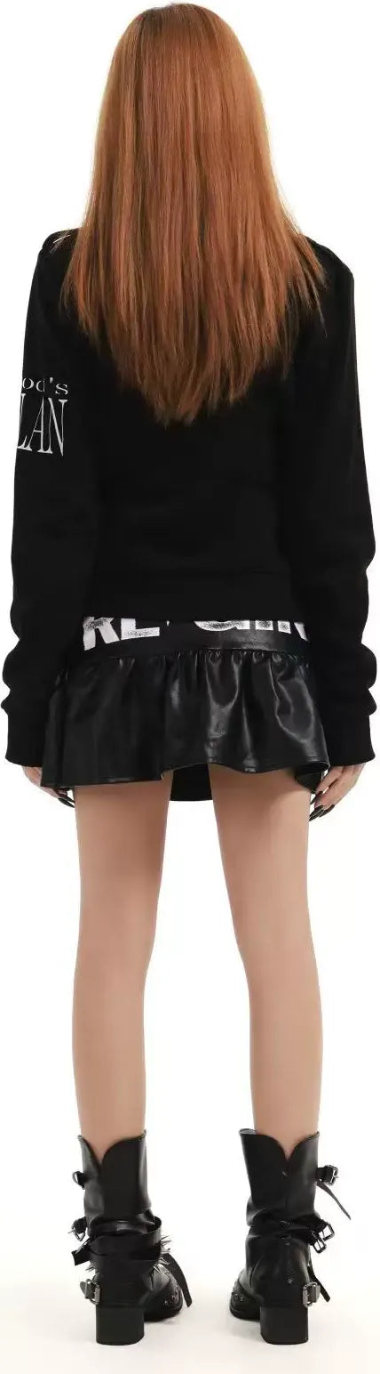 Veste en daim ajustée brodée