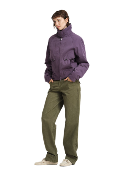 Veste utilitaire courte en coton