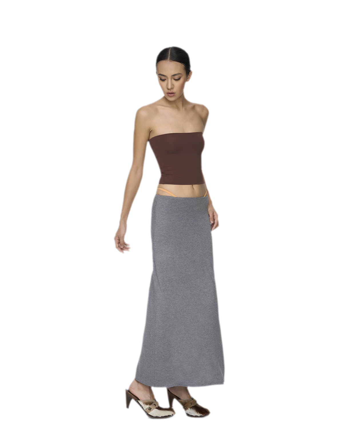 Straight Tube Midi Dress