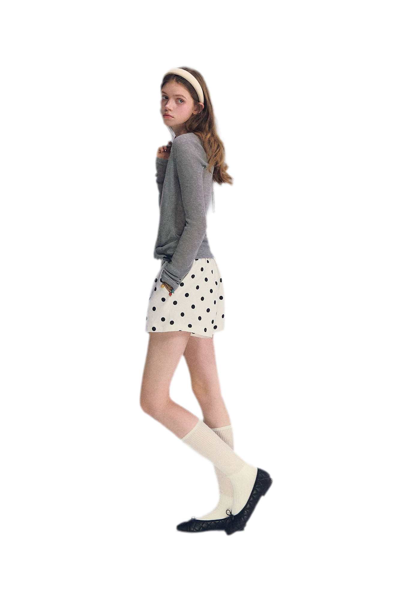 Lyocell Faux Two Knit
