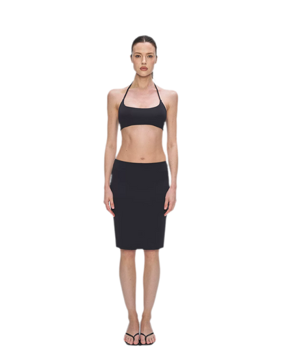 Nude Feel Layered Skirt