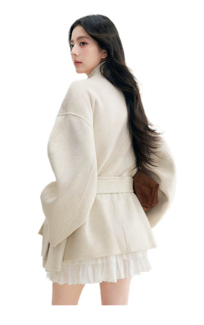 70 Wool Stand Collar Coat