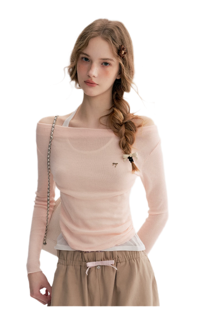Lyocell Halter Knit Top