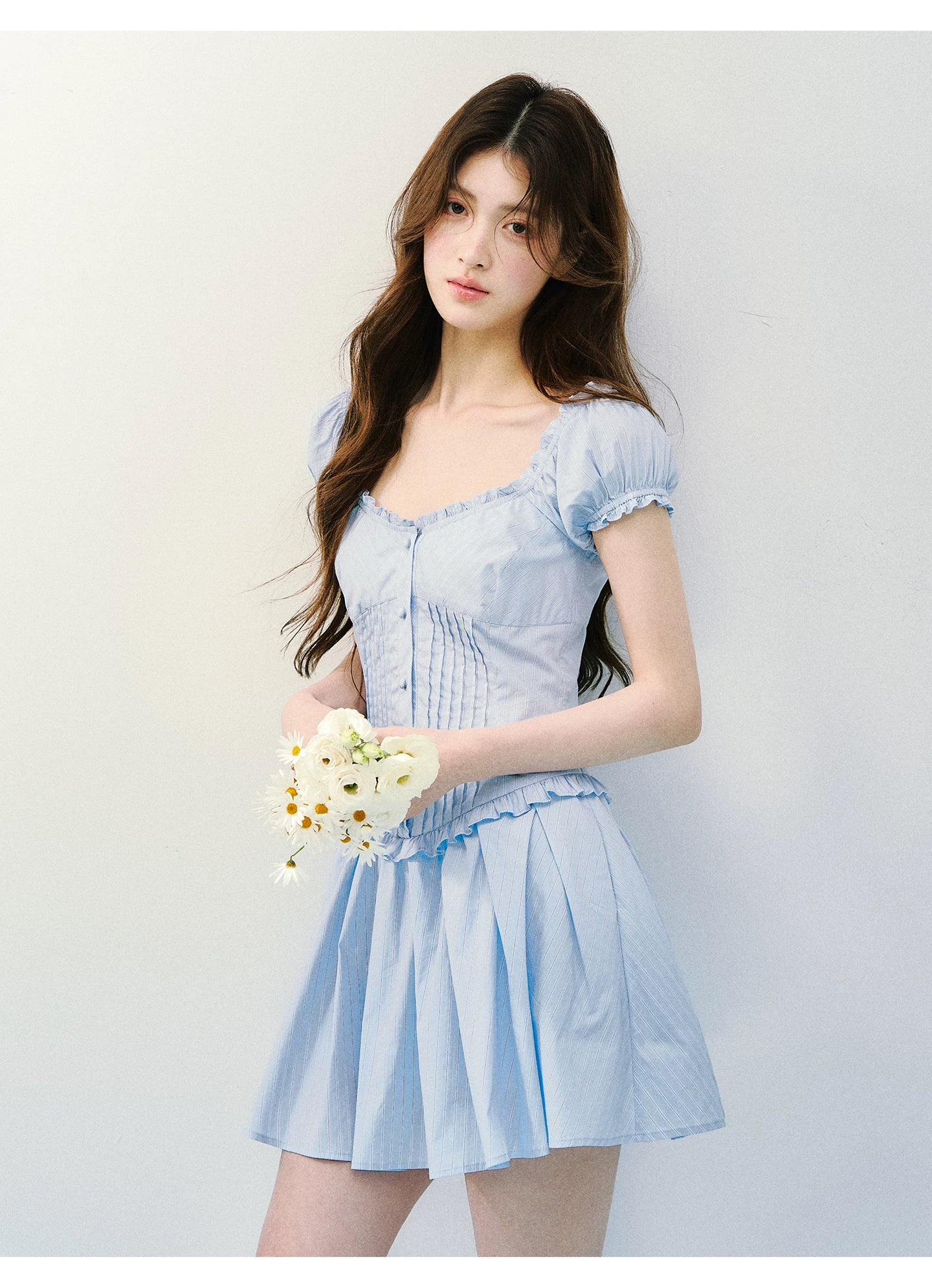 Sea Salt Afternoon Striped Tea Dress