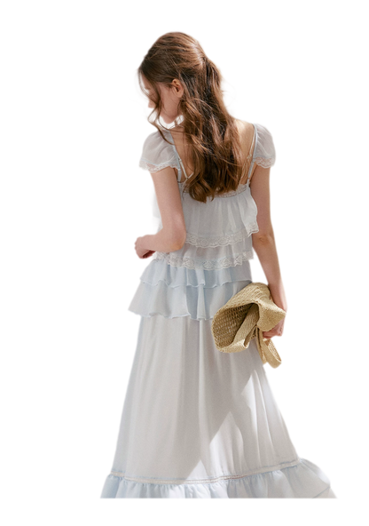 Romantic French Lace Two-Piece Set