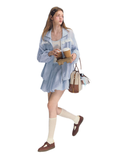 Lyocell Lace Sun Jacket Set