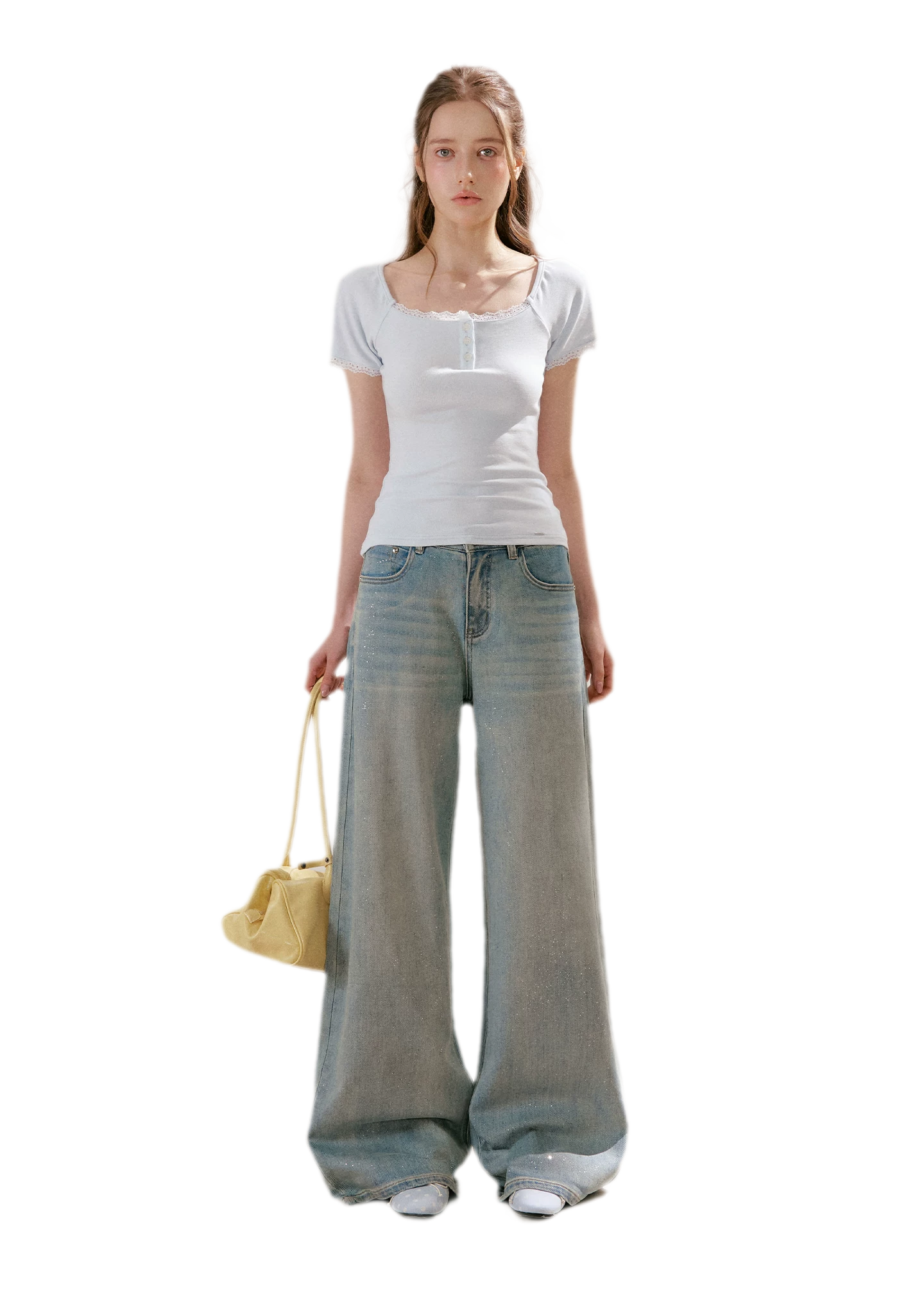 Lace Trim Tee