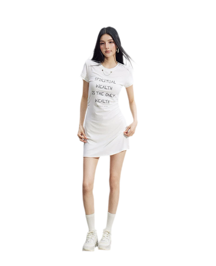 Chain Detail T-Shirt Dress