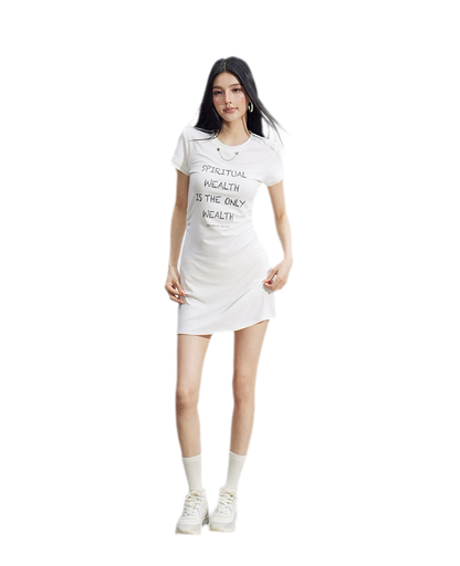 Chain Detail T-Shirt Dress